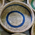 Sabai Grass Basket 9x9x3 Inch | Handmade Eco-Friendly Storage Basket