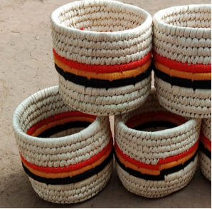 Sabai Grass Planter 3x3x5 Inch | Handmade Eco-Friendly Planter
