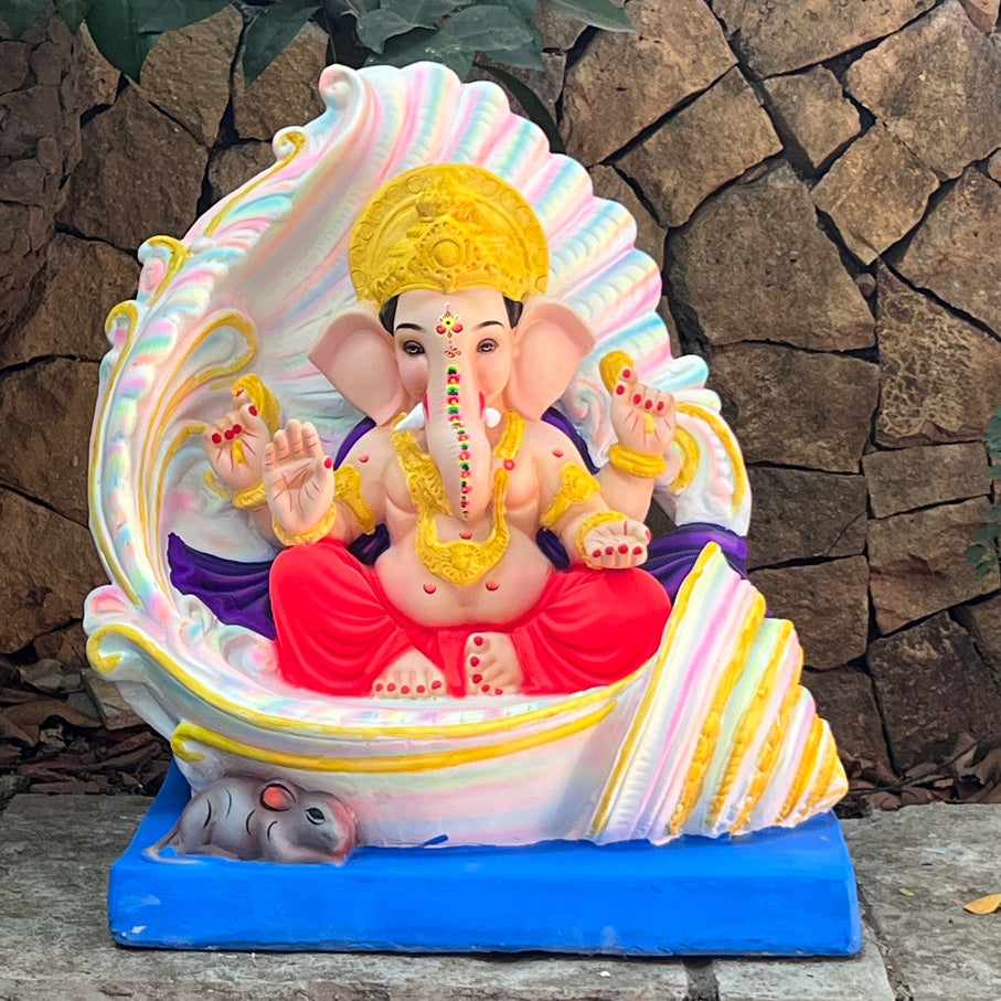 No 4 Shank Ganesh Idol 21''