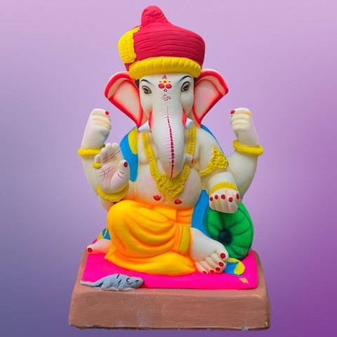 No 16 Shivrekar Pagadi Ganesh Idol 13" (DMSB)