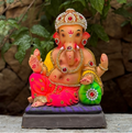 12" Single Load DP Paper Mache Ganpati Idol | Eco-Friendly Ganesh Murti