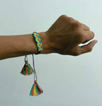 Seed Rakhi pack (with chawal and Kumkum) - Every Stone is a life (Rainbow Bel) with  Roselle, Amaranthus, Purslane seeds