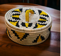 Sabai Grass Round Box 8x3 Inch | Handmade Eco-Friendly Storage Box