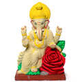 No 4 Gulaab Phool Ganesh Idol 23"